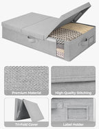 StorageWorks Under Bed Storage with Lid with Underbed Storage Bins