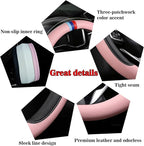 Cxtiy Steering Wheel Cover for BMW X1 X2 X3 X4 X5 X6 330i 530i 740i iX1 iX3 i4 i5 M3 M5 (Navy Blue, Standardized14.5'-15')
