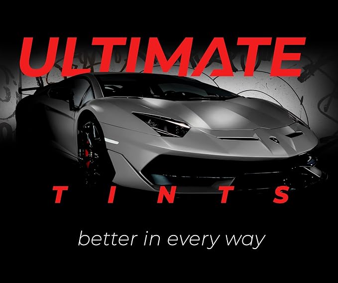 VViViD+ Ultimate Headlight Taillight Tint Vinyl Wrap (16" x 30ft, Light Smoke)