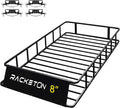 85”x49”x8” Roof Cargo Rack for SUV Car Trucks,Heavy Duty Cargo Basket Anti-Rust Top Luggage Rack