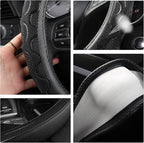 GIANT PANDA Steering Wheel Cover for Toyota Tacoma,4Runner,Tundra,Sequoia, Large Size - Black