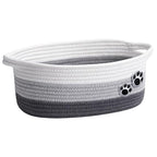 Small Dog Toy Basket, Cute Woven Baskets for Shelves, Decorative Rope Storage Baskets for Nursery, Baby Gift Basket for Diape