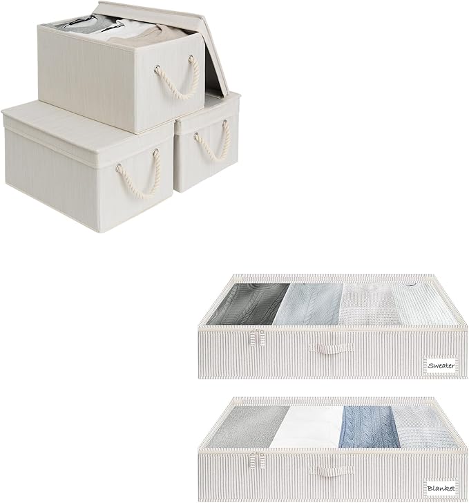 StorageWorks Storage Bins with Underbed Storage Box