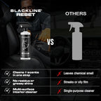 Blackline Luxury Scented Leather Interior Car Cleaner Reset Deep Cleans & Deodorizes All Surfaces, pH-Neutral High-Foam Formu