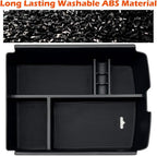JOJOMARK for VW Atlas and Cross Sport Accessories Center Console Organizer 2018 2019 2020 2021 2022 2023 Insert ABS Armrest Box Secondary Storage (Not fit for 2024)