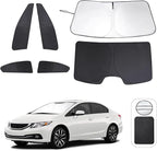 TINGLU Window Shades for Honda Civic 2012 2013 2014 2015 6PCS Accessories Car Side Full Windows Windshield Sun Shade Sun UV Rays & Privacy Protection for Camping,Napping,and Relaxing