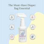 Littley Toy & Surface Cleaner | Alcohol-Free HOCl Spray for Baby Toys & High-Touch Surfaces | Fragrance-Free Formula | Gentle