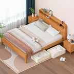 Under Bed Storage with Wheels, No Assemble Required 10 inches height Under Bed Storage bins,Large capacity Rolling Underbed S