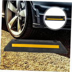 PartyKindom Rubber Parking Stopper Garage Parking Aid for Vehicles Compact Design for Easy Installation for Schools Malls