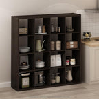 Furinno Simple Cube Storage Organizer, 16-Cube Display Shelf, Open Back Shelving Unit, Storage Shelves, Extra Thick Frame, fo
