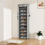 ROJASOP Shoe Rack with Covers 10 Tier Large Shoe Organizer Tall Shoe Closet Storage for 20-22 Pairs Shoe and Boot, Free Stand