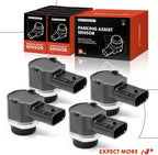 A-Premium 4-PC Rear Reverse Backup Parking Assist Sensor Compatible with Select Volkswagen & Audi Models - Jetta, Passat, Pas