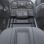 Center Console Organizer Compatible with 2019-2022 Chevy Silverado/GMC Sierra 1500 & 2020-2023 Silverado/Sierra 2500HD 3500HD Accessories Armrest Storage Tray (Full Console w/Bucket Seats Only)
