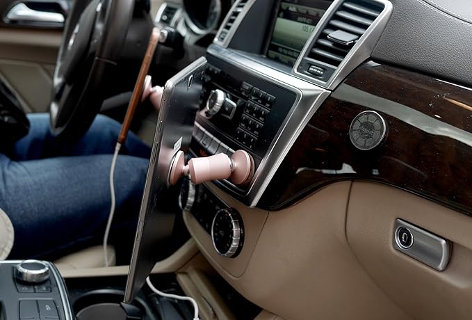 The Original Dual Magnetic Movable Phone Holder and Tablet Mount (Gold)