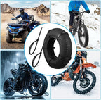 OUNONA Motorcycle Tire Chains 20 Pcs Universal Anti-Slip Snow Chains Snow Cable for Motor Bike Tires for Winter Ice Traction 