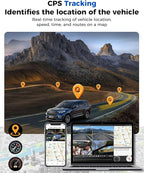 360 View 4 Channel Dash Cam Front and Rear Left Right Inside Camera for Cars, GPS and 5G Band WiFi, Night Vision, 160 Wide An