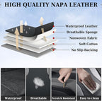 Coverado Car Seat Covers, Front Covers for Cars, Car Seat Cover Front Seats, Automotive Seat Cover, Waterproof, Leather Car S
