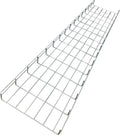 Kable Kontrol Cable Tray- 5 Feet Long - 12" Width, 4” Depth – Wire Mesh Tray Cable Management Rack Cords Organizer Cable Bask