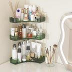 Webetop Corner Bathroom Counter Organizer, Bathroom Makeup Countertop Organizer, Corner Storage Organizers for Vanity, Bathro