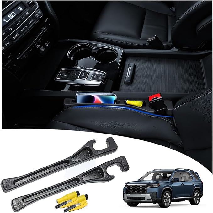 【Compatible with Honda Pilot】 Seat Gap Filler,No Drop Seat Guard Compatible with Honda Pilot,Drop Seat Guards for Cars(2Pcs),
