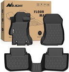 Nilight TPE Floor Mats for Subaru Crosstrek XV Crosstrek 2013 2014 2015 2016 2017, All Weather Custom Fit Heavy Duty Floor Liners