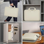Fireproof File Organizer,Fireproof Document Box with Lock,Large 13 Pocket Expanding File Folder,Hard-Shell Portable Safe Stor