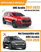 Heavy Duty 300lbs Cross Bars Roof Racks Compatible with GMC Acadia 2017 2018 2019 2020 2021 2022 2023, Aluminum Roof Rails Crossbars Luggage Cargo Carrier Rooftop Car SUV Accessories