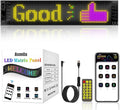 Taxi Sign 14.7 x 3.6 inch, Flexible LED Display Light, Christmas Car Decor, Programmable Scrolling LED Light Signs for Windshield, Rear Window and Side Window