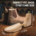 JJDPARTS Wooden Boot Tree, Shoe Tree for Boots, Shoe Stretcher & Shaper for for Men Women
