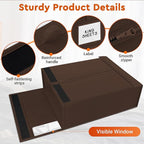 StorageTastic 2 Pack Bed Sheet Closet Organizers and Storage,Sturdy Foldable Storage Containers with Window and Label,Storage