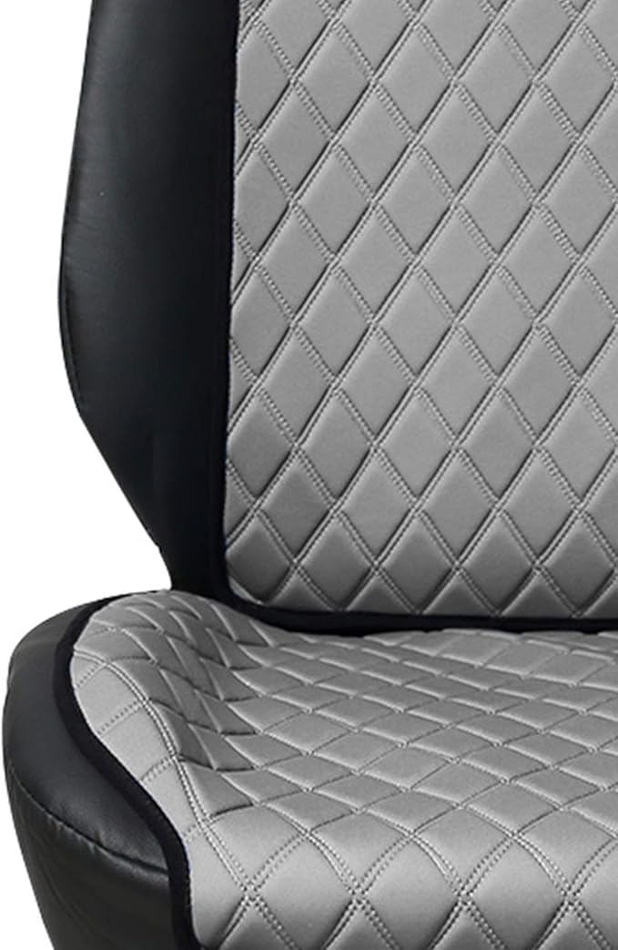 FH Group Car Seat Cushion – Neosupreme Single Front Seat Cover with Front Pockets, Airbag Compatible, Universal Fit Car Seat 