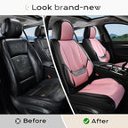 Coverado Seat Covers, Car Seat Covers Front Seats, Car Seat Cover, Car Seat Protector Waterproof, Car Seat Cushion Nappa Leat