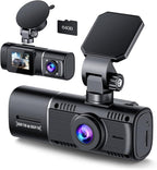 Dual Dash Cam Front and Inside 1080P Dash Camera for Cars IR Night Vision Car Camera for Taxi Accident Lock Parking Monitor 2
