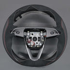MEWANT DIY Stitching Steering Wheel Cover Wrap for Tesla Model 3 Highland 2023-2025/Model Y 2025 Highland for Tesla Model 3/Model Y Accessories(3D Style)