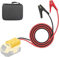 Jumper Cable Clamps for DeWalt 20V Battery Jump Starter, 3.28FT 8AWG Car Battery Jumper Cable with Adapter, Automotive Battery Booster Cable for Tools used to Jump Start a Car