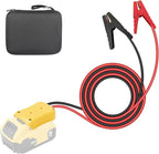 Jumper Cable Clamps for DeWalt 20V Battery Jump Starter, 3.28FT 8AWG Car Battery Jumper Cable with Adapter, Automotive Battery Booster Cable for Tools used to Jump Start a Car