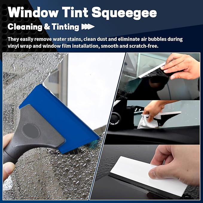 Arayker Car Window Tint Installation Tools Kit Window Film Tinting Kit Vehicle Glass Protective Film Installation Kit with 300ml Adjustable Spray Bottle for Car Tints, Window Film
