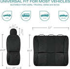 Skechers Car Seat Covers,Leather Seat Covers with GOGA Mat Technology,Waterproof Car Seat Covers Full Sets,Airbag Compatible,