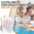 24pcs Mesh Zipper Pouch Bags, 12 Colors Extra Large 12PCS A3 and 12pcs A4, Puzzle Bag for Organizing, Classroom Must Have Sto