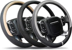 COFIT Breathable Car Steering Wheel Cover 16 inch Auto Universal Leather Wrap Non-Slip Steeringwheel Protector Automotive Int
