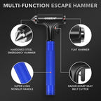 Car Safety Hammer, Car Glass Breaker with Seat Belt Cutter, Automotive Escape Tool, Metal Window Breaker, Emergecy Safety Ham