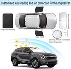 3PCS Car Window Shades Front Windshield Sun Shade Foldable Window Shade Custom Fit for 2023 KIA sportage Accessories Car Shades for Front Windows Anti-UV Rays Block Heat