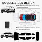 KMF 8pcs Thicken Sun Shades for Chevy Blazer EV 2024 2025 2026 Accessories,Full Car Window Covers Sunshade for Windshield Side Rear, UV Block and Blackout Privacy for Car Camping Outdoor
