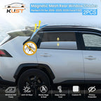KUST Car Window Shades for 2016-2025 2026 Ford F150 Accessories, Breathable Mesh Magnetic Window Covers, Rear Back Side Window Sun Shades UV Block Privacy Protection for Baby Camping Napping 2PCS