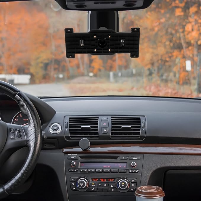 Rearview Mirror Bracket Dash Cam Mount Kit with Back Plate Panel and Screws for Car Stable and Flexible Rear View Mirror Holder Compatible with Most Vehicles 6.10 X 2.63 X 0.39 Inches