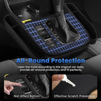 Autorder Silicone Center Console Organizer for 2023-2026 Honda CRV CR-V Accessories Seat Gap Storage Box Soft Gear Shift Panel Trim Cover