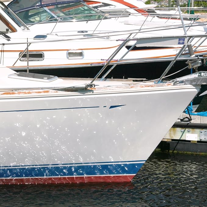 TotalBoat TotalBuff Marine Rubbing Compound (Quart) | Removes Heavy Oxidation and Scratches | Aggressive Fast Cut Liquid Formula for Fiberglass Gelcoat & Paint Restoration on Boats and Cars