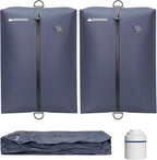 Vacuum Bag for Travel, Professional IPX8 Waterproof Reusable Vacuum Compression Bags for Travel Suitcases, Durable Space Save