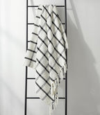 CREVENT 50"X60" Farmhouse Breathable Soft and Warm Chenille Plaid Throw Blanket for Sofa Couch Bed, Home Decoration Throw wit
