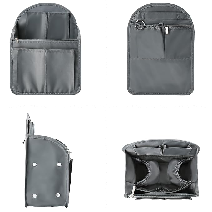 Surblue Backpack Organizer Insert Liner Hanging Travel Rucksack Purse and Handbag Insert Pocket, High-capacity Divider Foldab